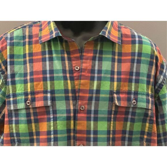 Tommy Bahama Plaid Shirt, size XXL - Picture 3 of 11